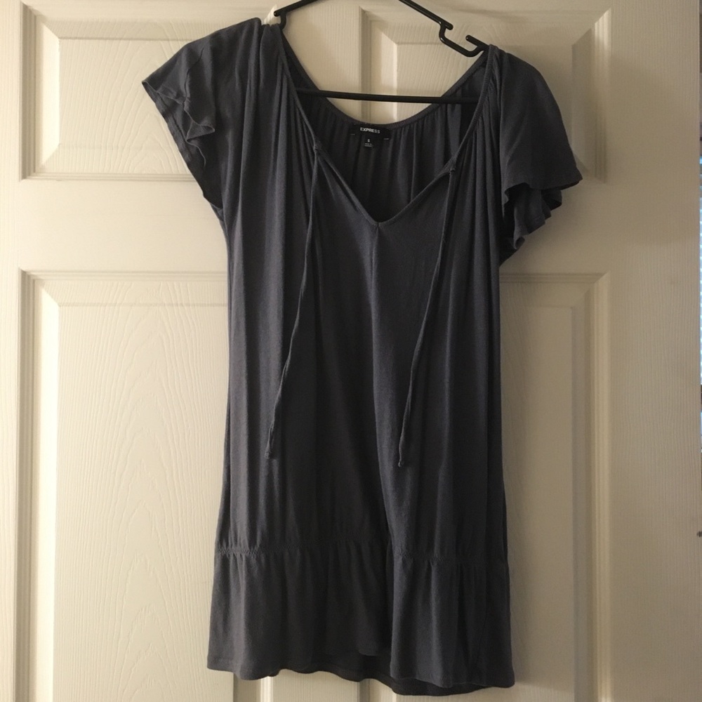 Dark Grey Express Blouse